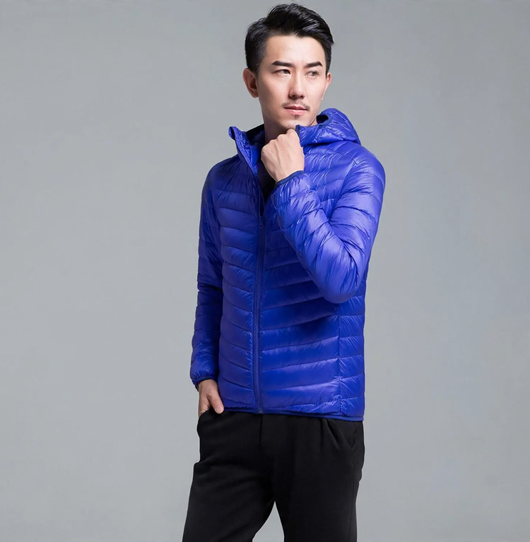 Lightweight Men's Winter Jacket, padded