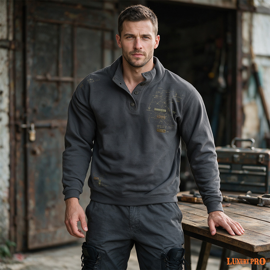 2D corduroy solid color long sleeve