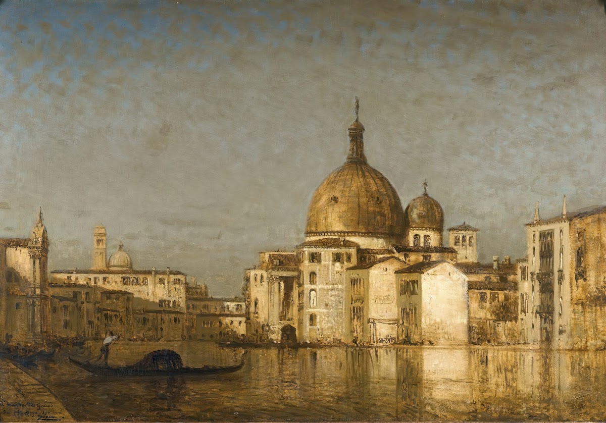 San Simeone Piccolo Au Delà Du Grand Canal Venis