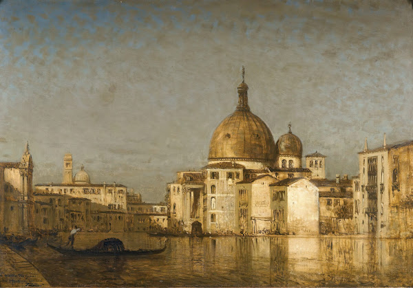 San Simeone Piccolo Au Delà Du Grand Canal Venis