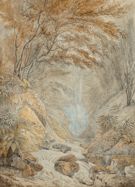 Old Roar Waterfall near Hastings Sussex 1792