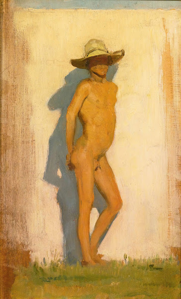 Study Of An Italian Boy In Forti Dei Marmi 1881
