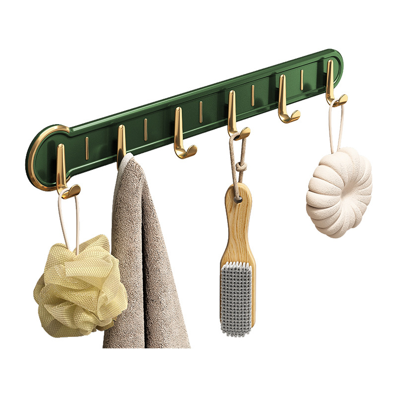 Self-adhesive wall hooks, 6-piece set