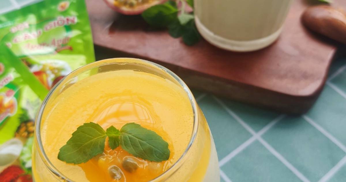 Cách làm Mousse chanh dây không dùng gelatin
