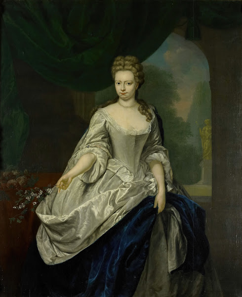 Portrait Of Louise Christina Trip C 1710   C 1750