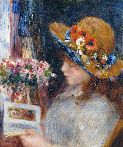 Reading Girl 1880
