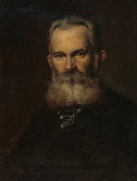 Portrait of the painter Teodor Boemma Eduard Ballo 1884