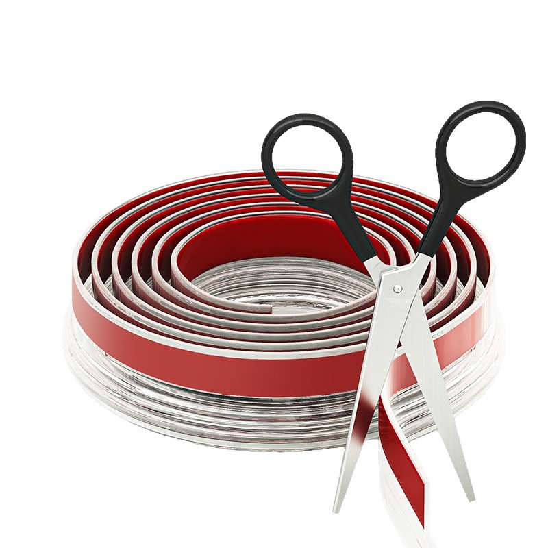 Sealing strip for glass doors, 3 m