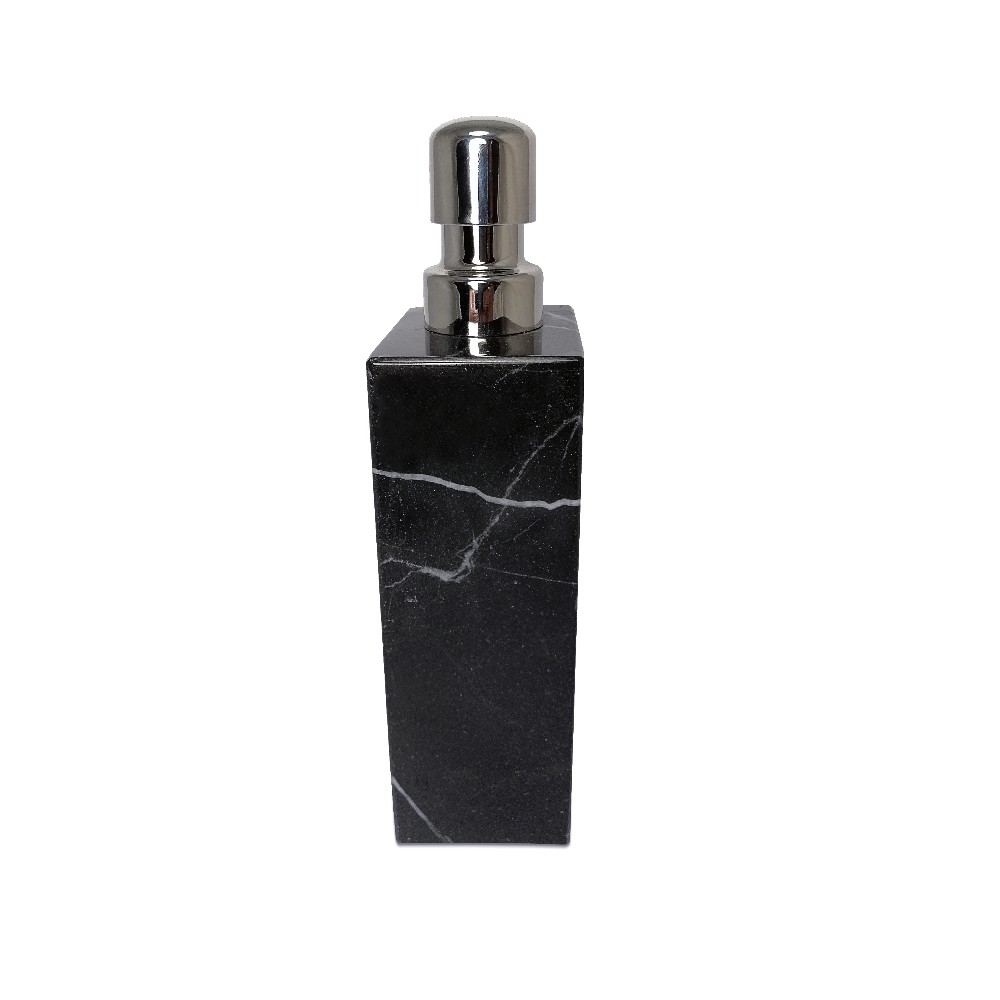Dispensador de jabón de mármol LuHom™ color negro