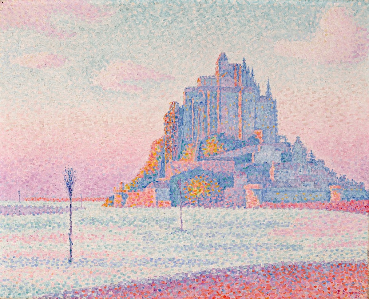 Mont Saint Michel Setting Sun 1897
