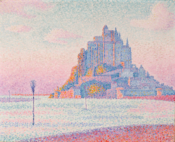 Mont Saint Michel Setting Sun 1897