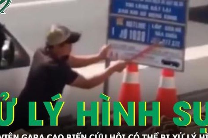Nhân viên gara cạo biển cứu hộ trên cao tốc có thể bị xử lý hình sự - Báo Sức Khỏe &amp; Đời Sống