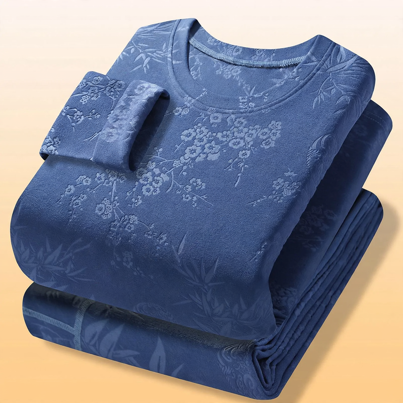 Men's Thermal Underwear Set, Lined, Crew Neck