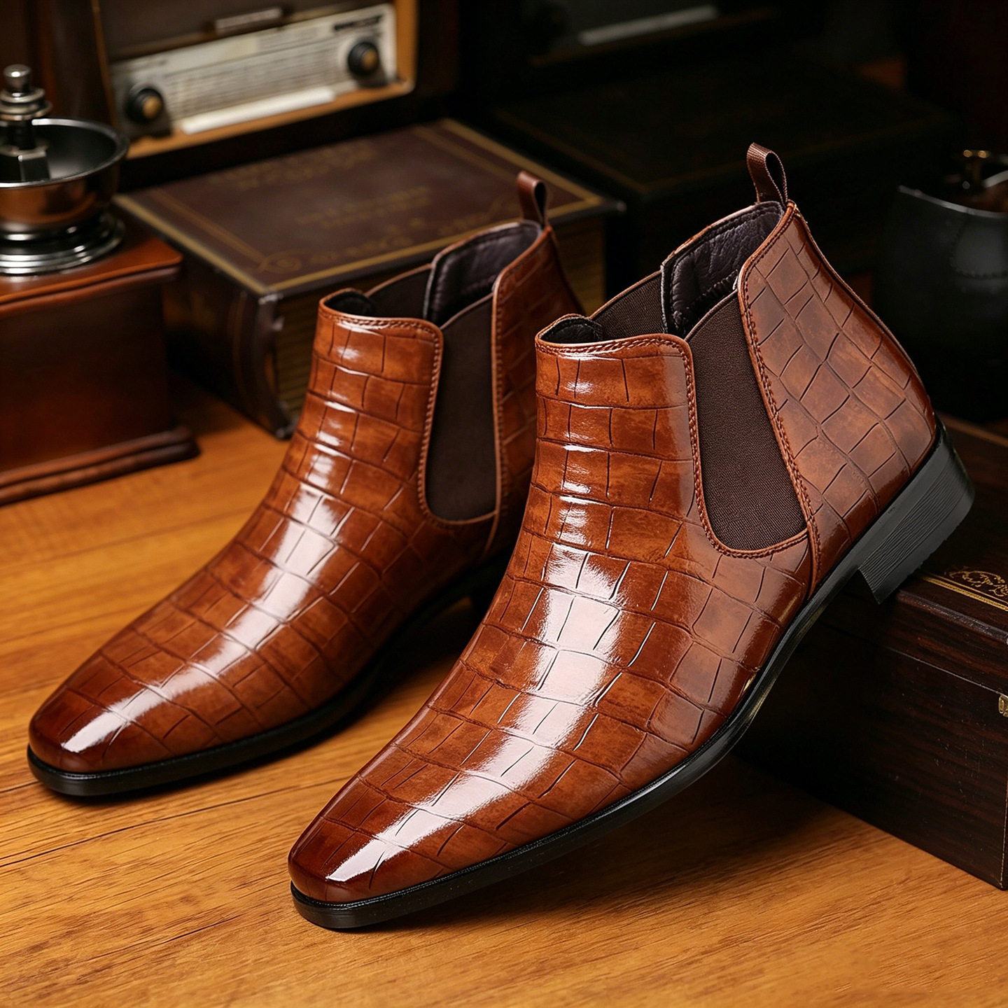 Men's Chelsea Boots, Business Ankle Boots