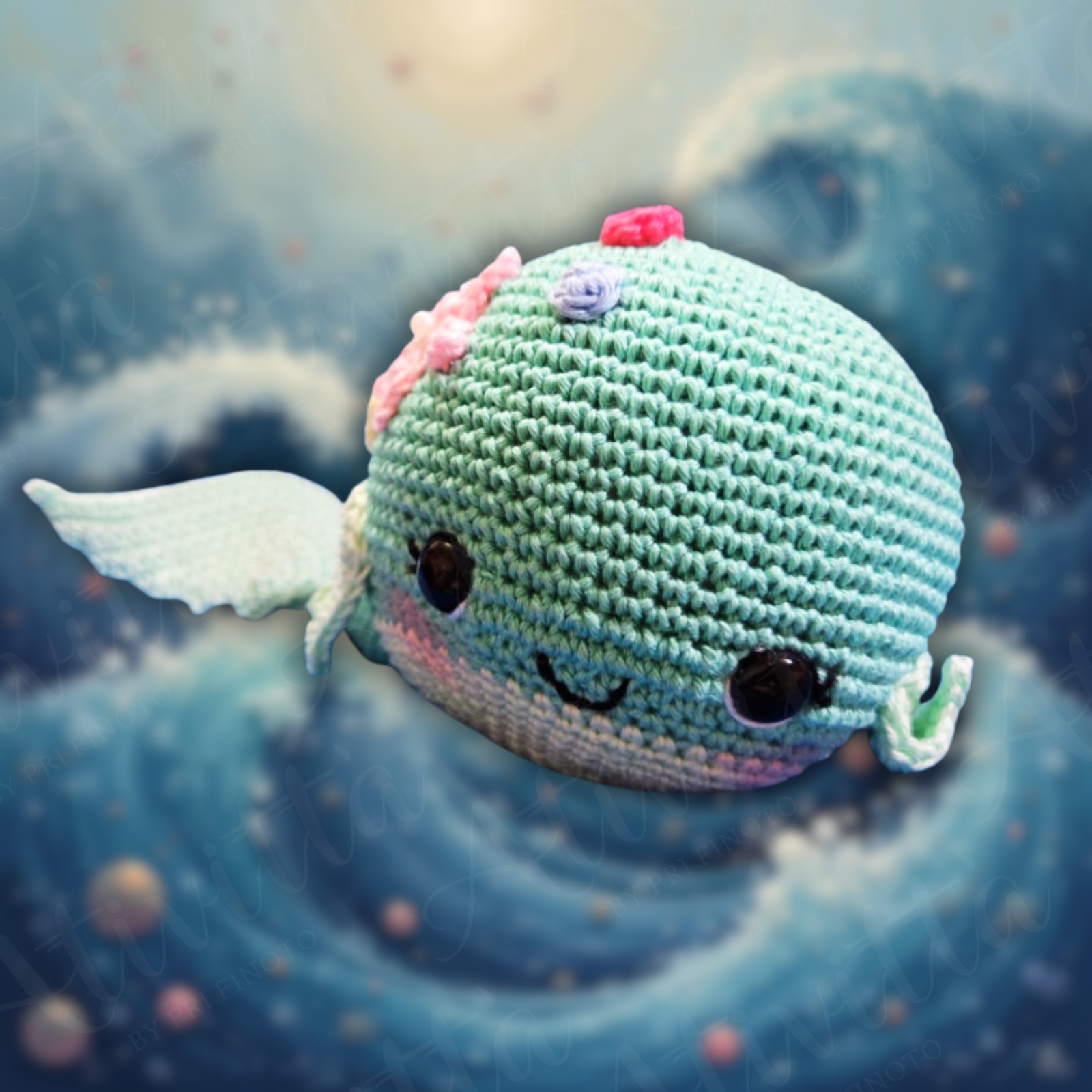 Baleia em Crochê