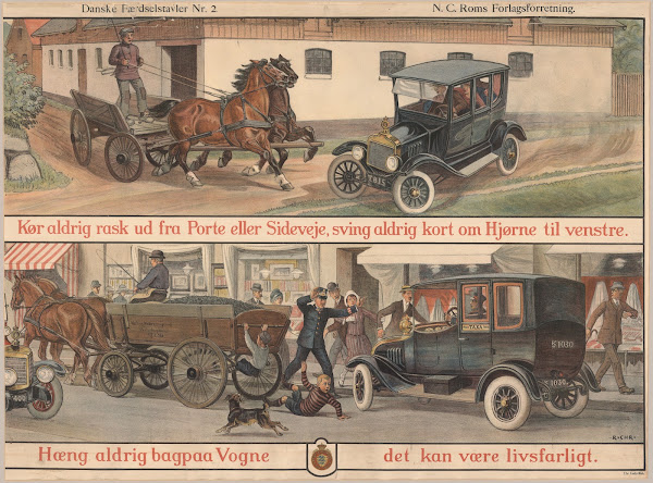 Danske Færdselstavler nr2 1922