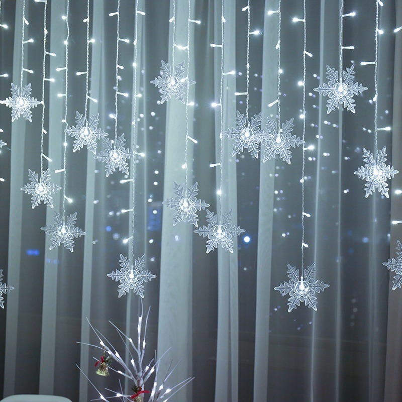 LED-Eiszapfen-Lichtervorhang für Fensterdekoration