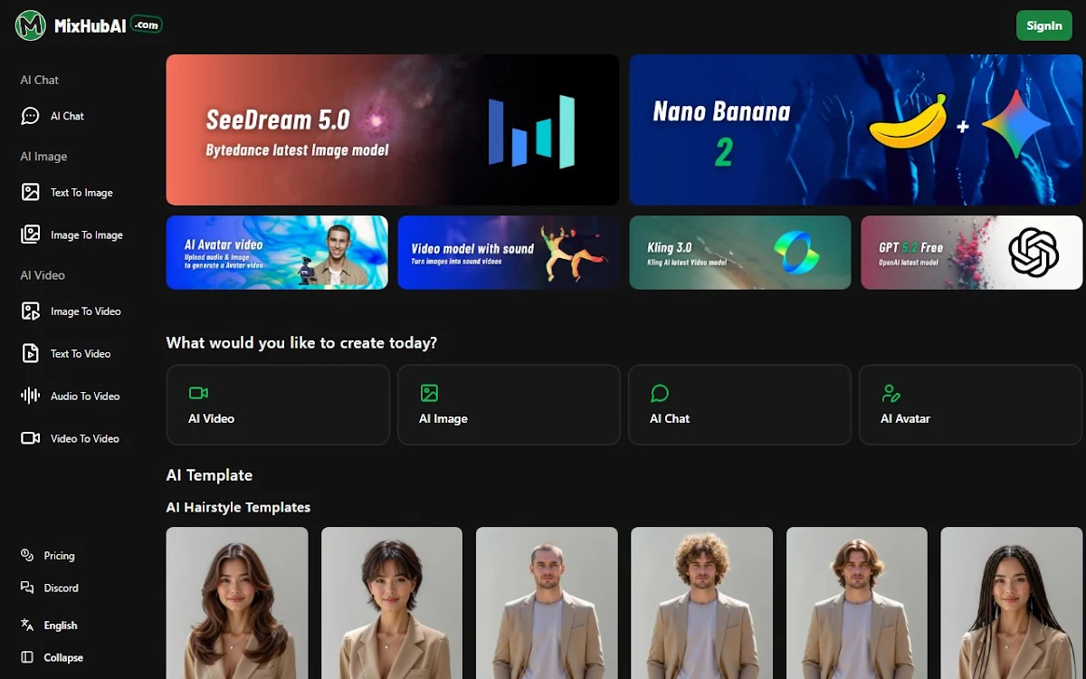 Captura de MixHub AI