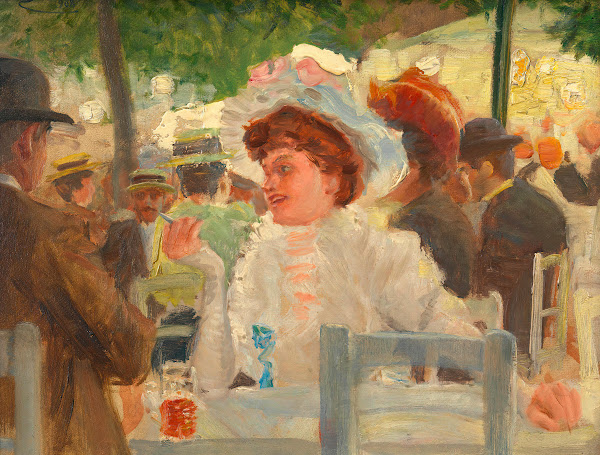 Praterszene in einer Gaststätte 1908