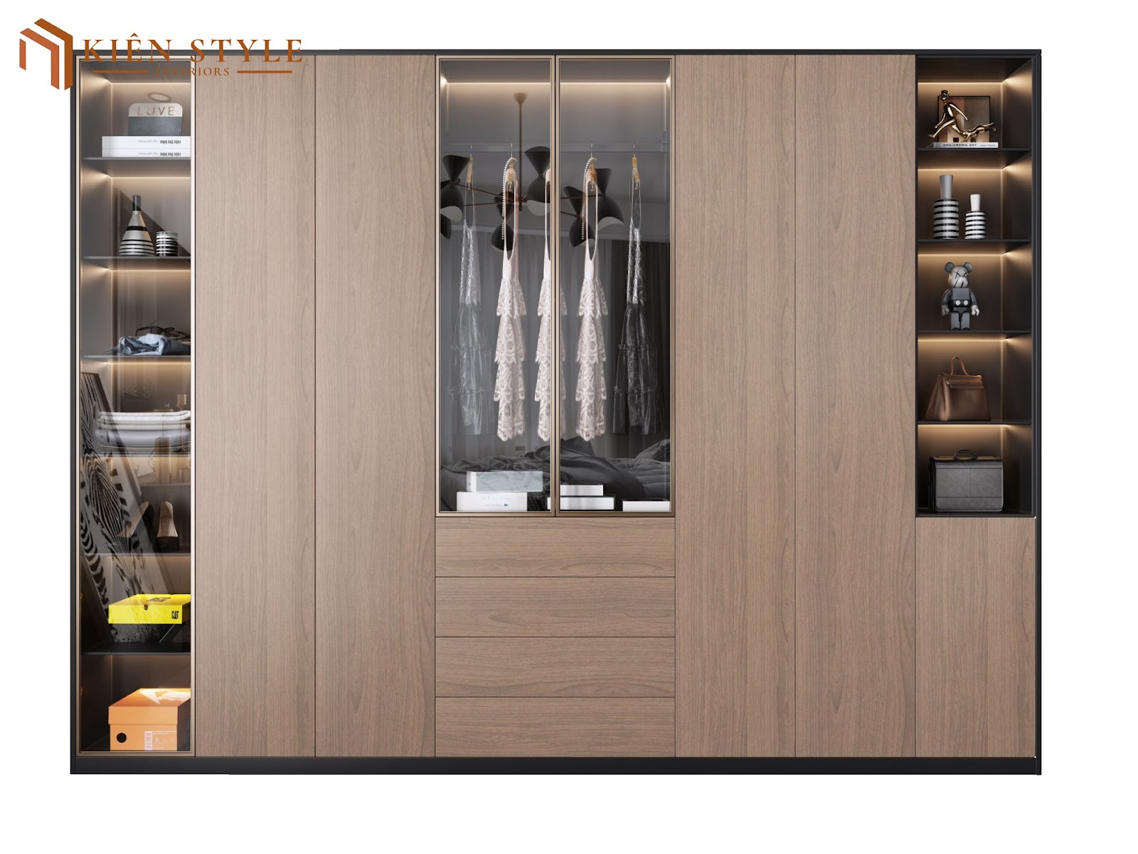 Mẫu tủ áo mới nhất 2024