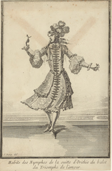Habits Des Nymphes De La Suitte DOrithie Du Balet Du Triomphe De Lamour 1681