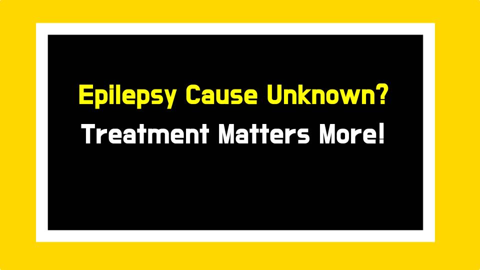 Epilepsy Cause Unknown? Treatment Matters More!