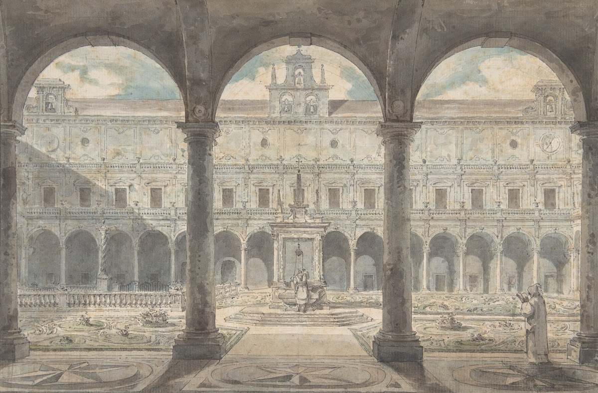 Cloister Of The Certosa Di San Martino Naples Ca177779
