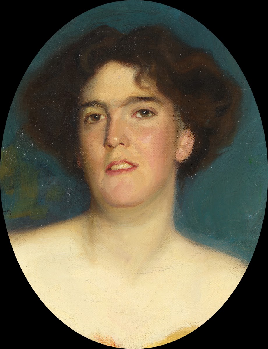 Portrait of the opera singer Signe Rappe Welden 1906