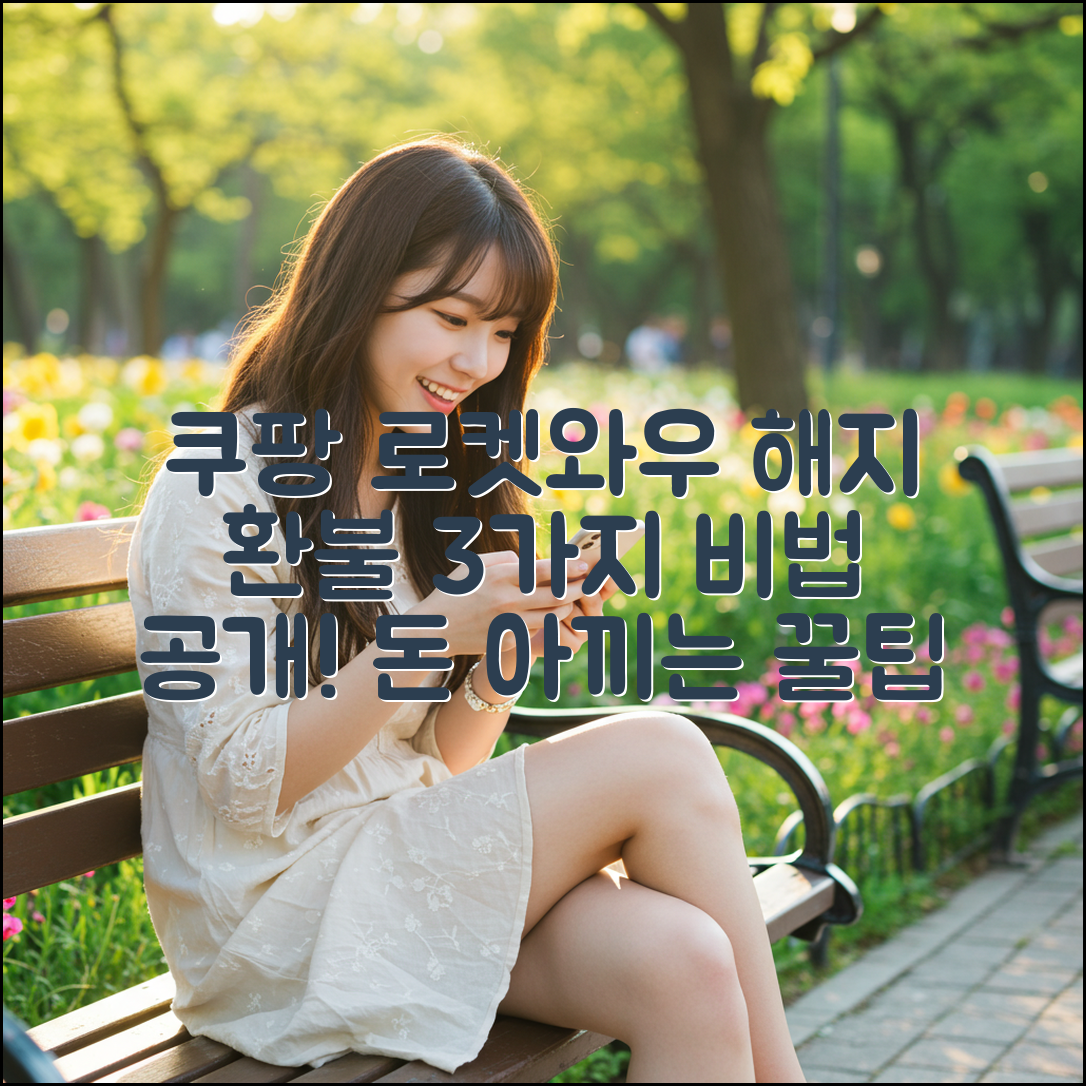 쿠팡 로켓와우 해지 환불 3가지 비법!