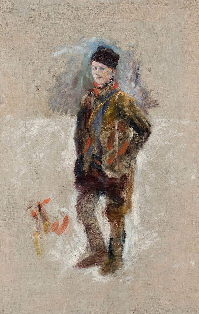 Portrait of Gościmiński sketch 1888