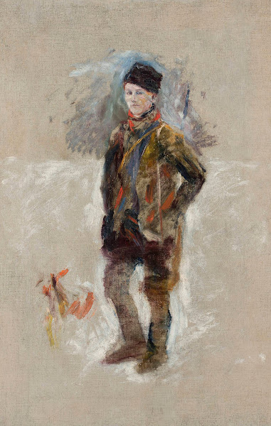 Portrait of Gościmiński sketch 1888