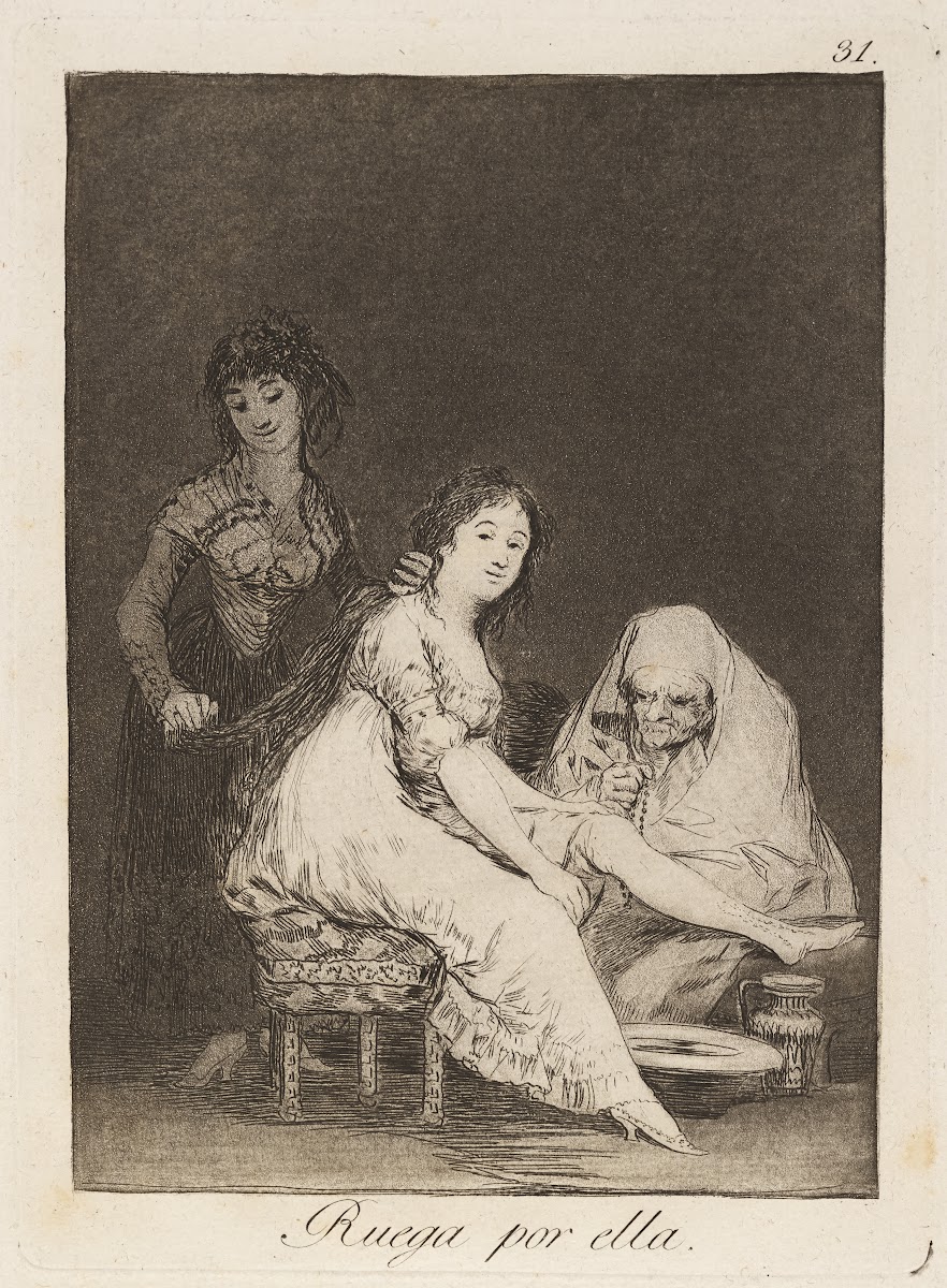 Ruega por ella She prays for her 1796 1797