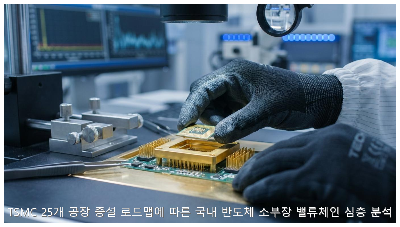 TSMC 25개 공장 증설 로드맵에 따른 국내 반도체 소부장 밸류체인 심층 분석 핵심 안내 및 분석 인포그래픽 (6)