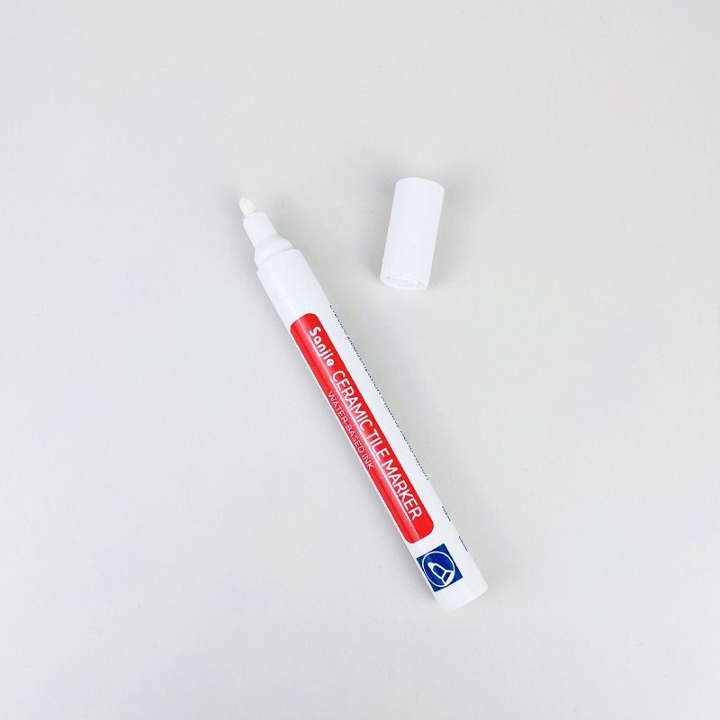 Grout pen for ceramic tiles in various colors