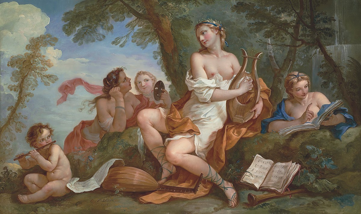 A Personification Of Music 1738