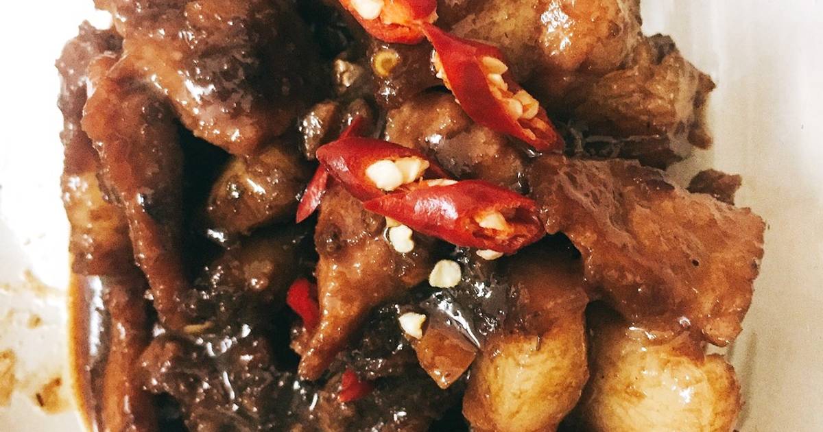 Thịt kho mắm ruốc