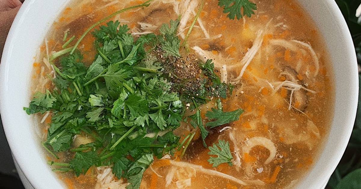 Soup gà nấm 🍄