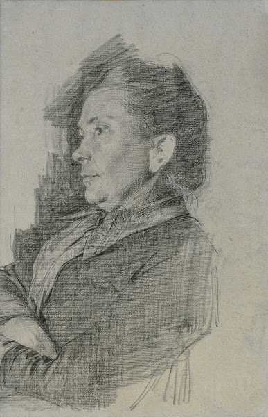 Bildnis der Mutter des Künstlers ca 1893