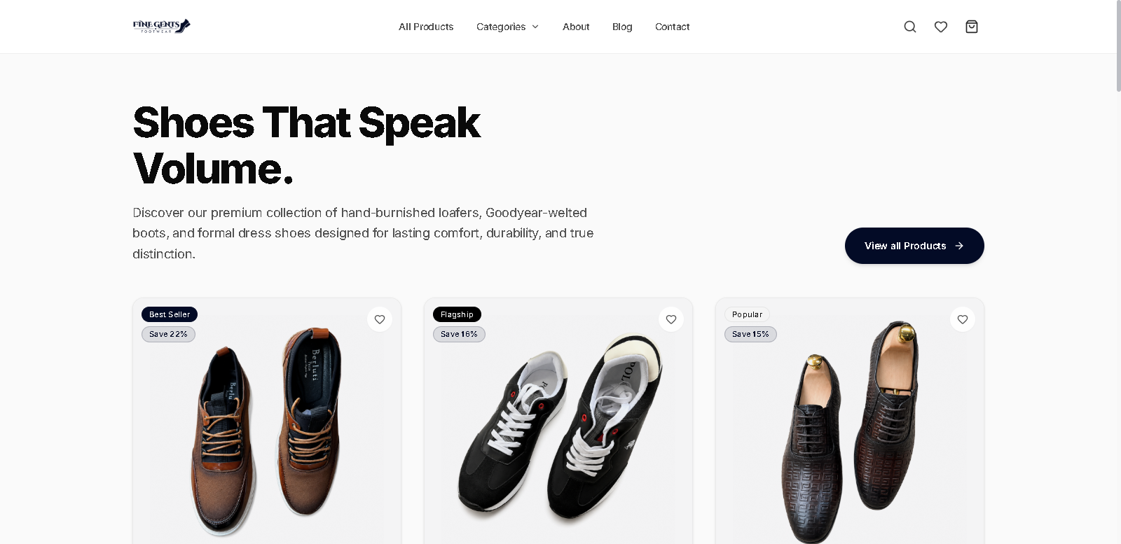 Fine Gent Footwear - First Online Store Launch in Kenya