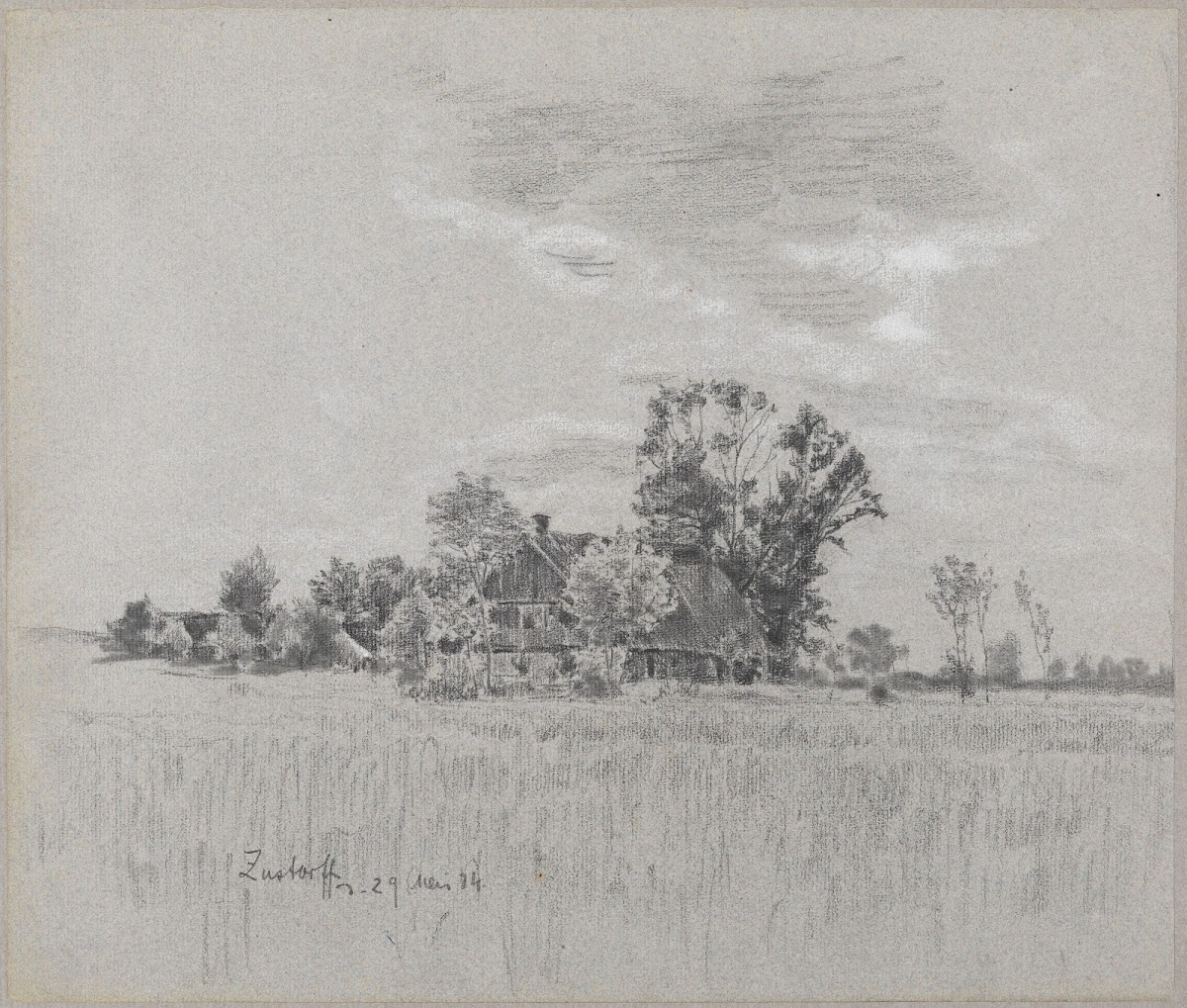 Bauernhaus in Zustorf 1884