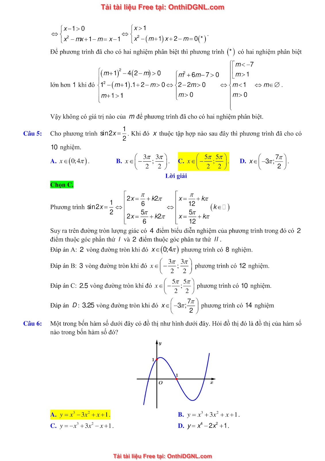 16 Đề ôn DGNL Sư Phạm HN môn toán - có đáp án