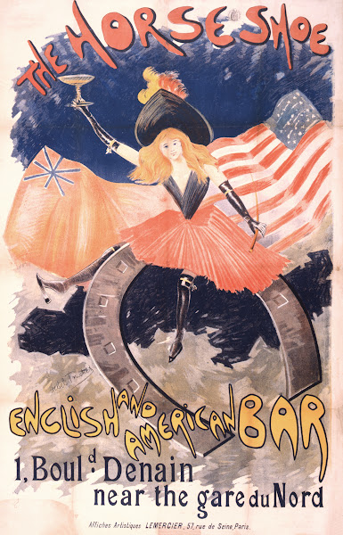 The horseshoe English and American bar 1 Bould Denain near the Gare du Nord 1890