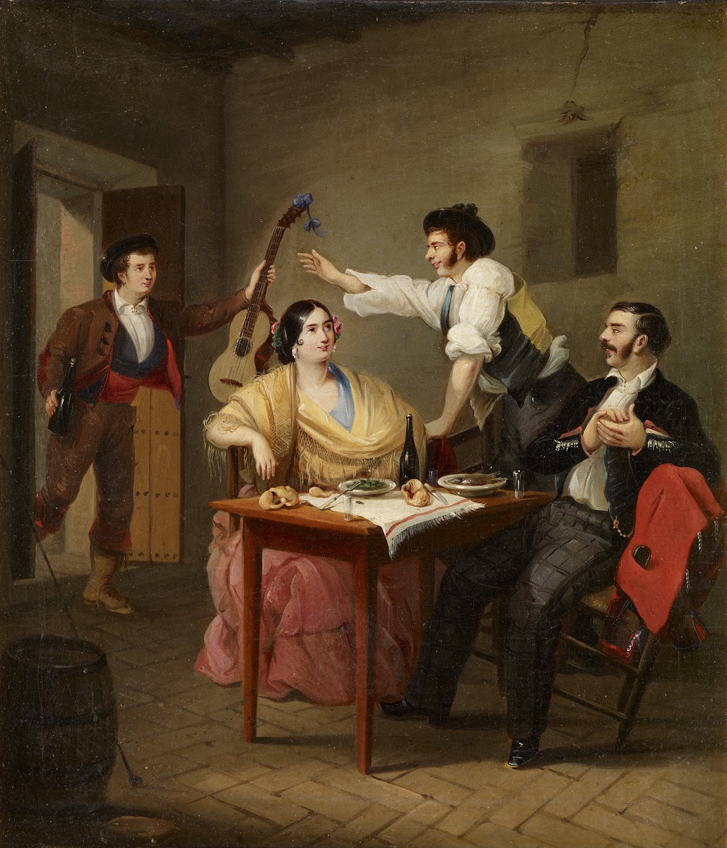 Singing at the Table c 1855
