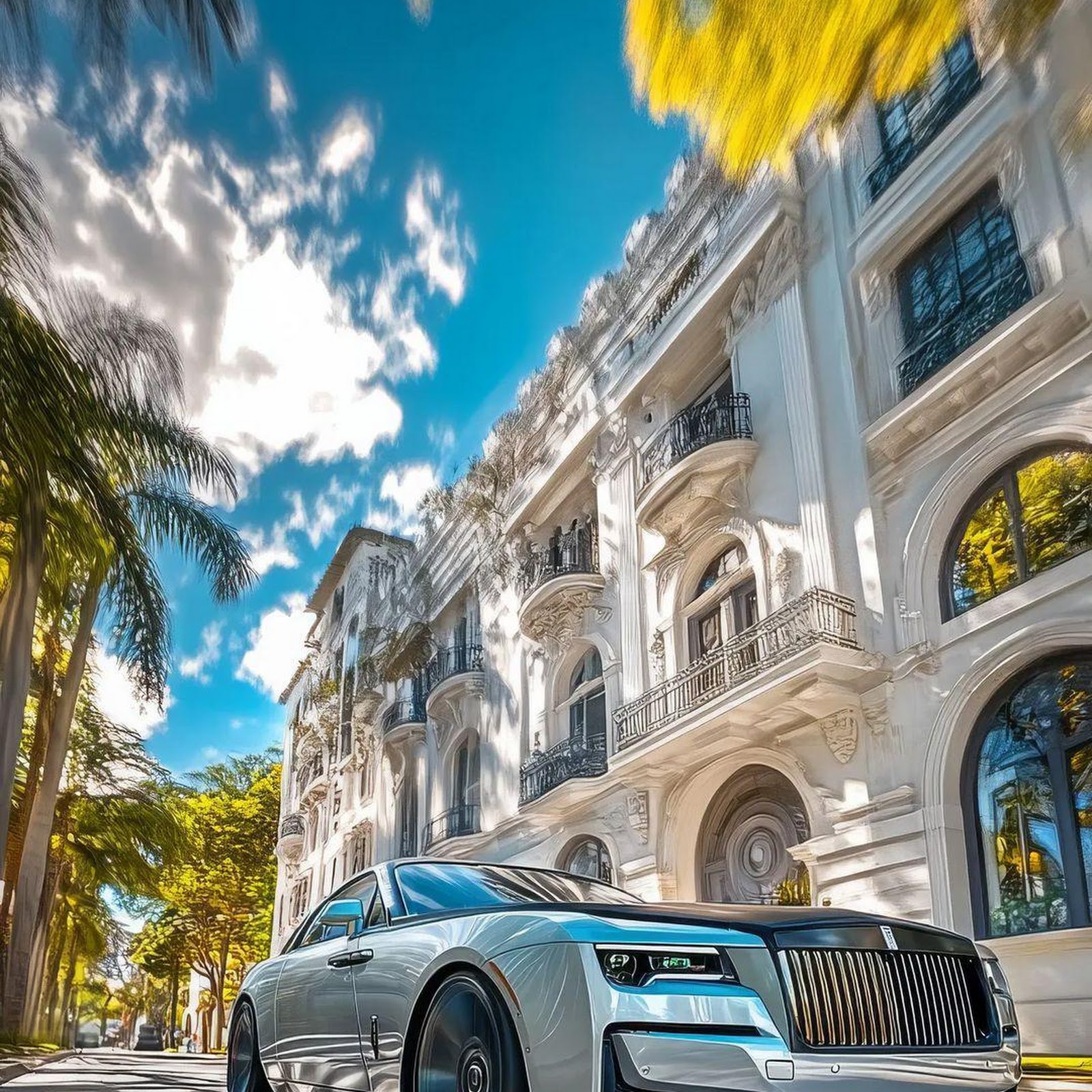 Download Silver Rolls-Royce Ghost Full HD iPhone