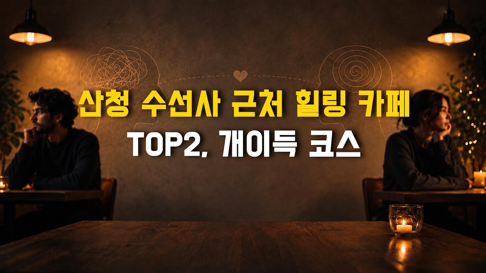 산청 수선사 근처 힐링 카페 TOP2, 개이득 코스