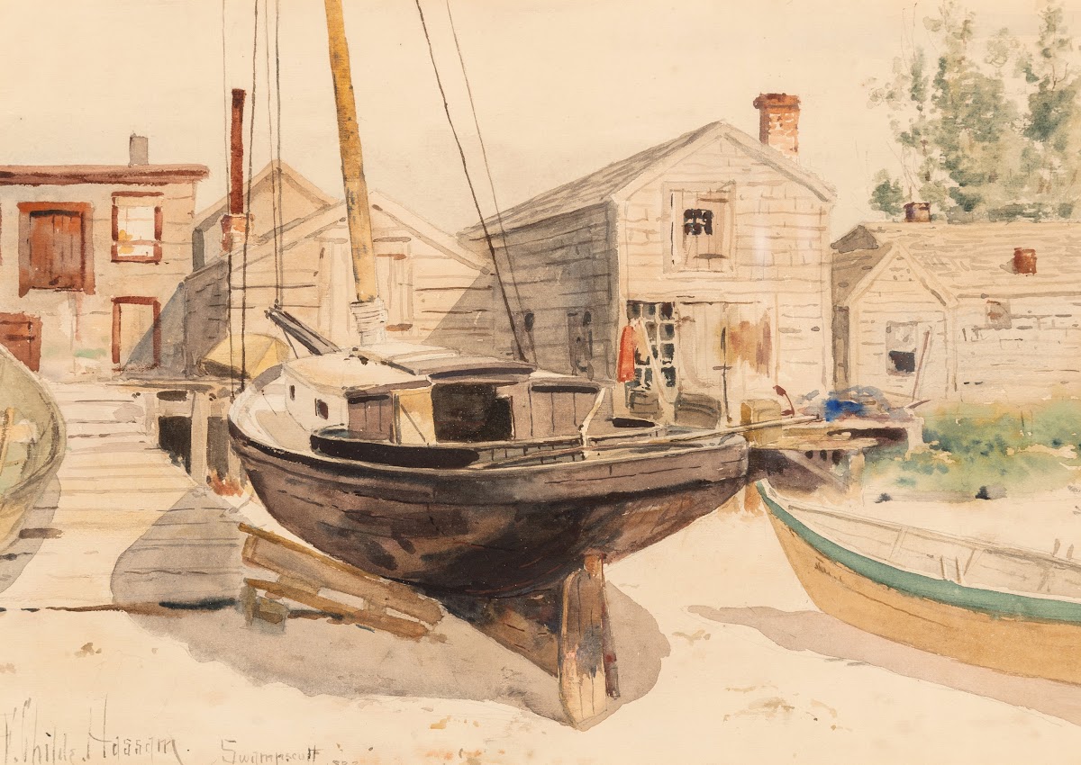 Fishhouses Swampscott 1882