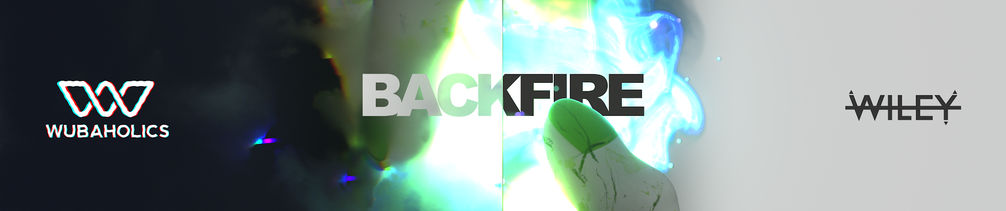 Backfire banner, Wubaholics lockup