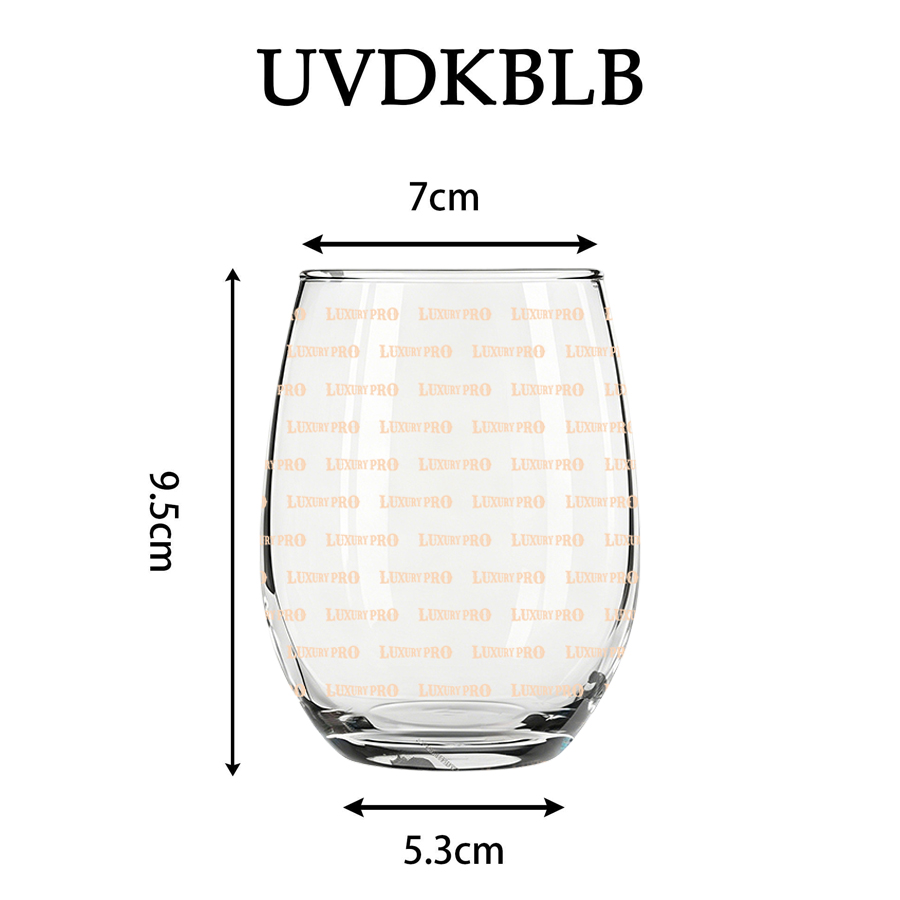 UV Printed Eggshell Glass Cup