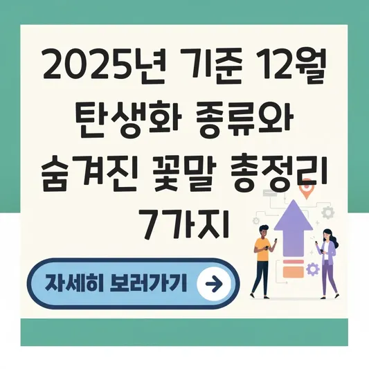 12월 탄생화 종류와 숨겨진 꽃말 대표 이미지