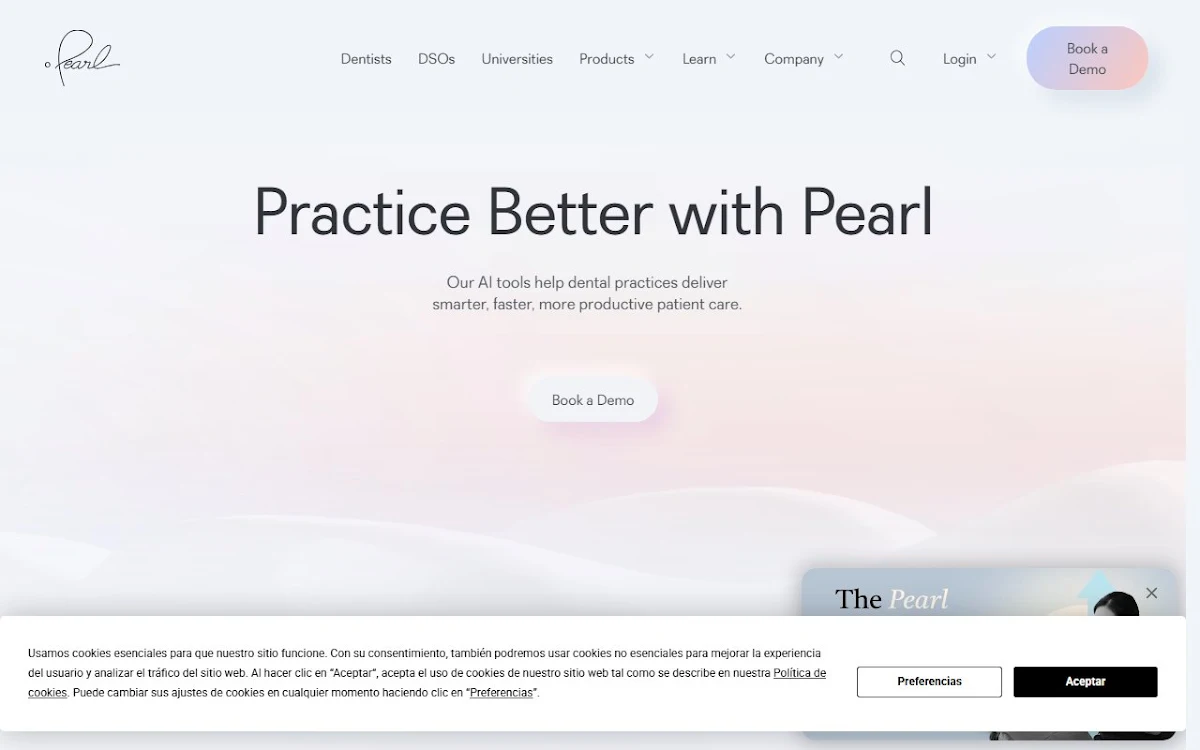 Captura de hellopearl.com